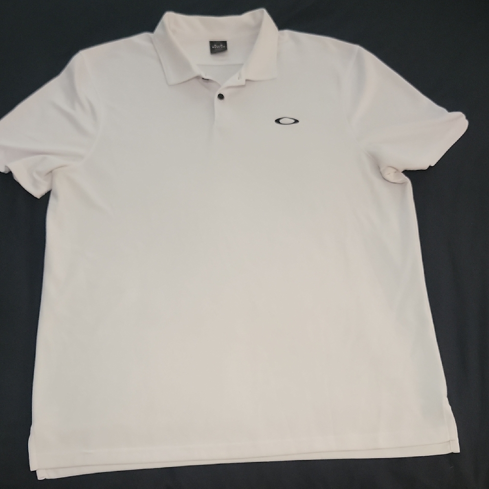 Oakley Men's White Polo Shirt